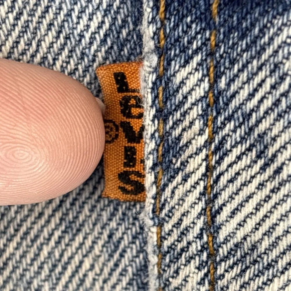 Vintage Acid Wash Levi's Jeans Mens 32x32 Baggy Straight Distressed Stained Read